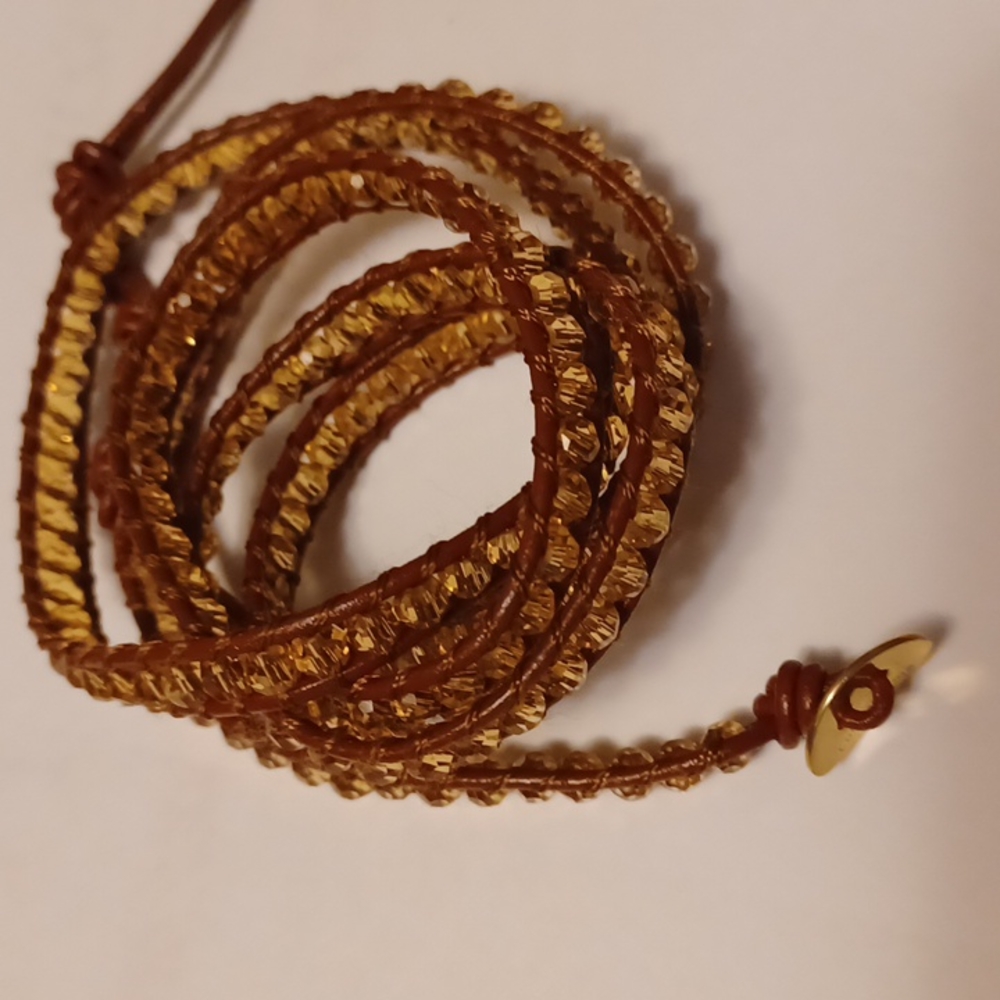 Lulu Dharma wrap bracelet.